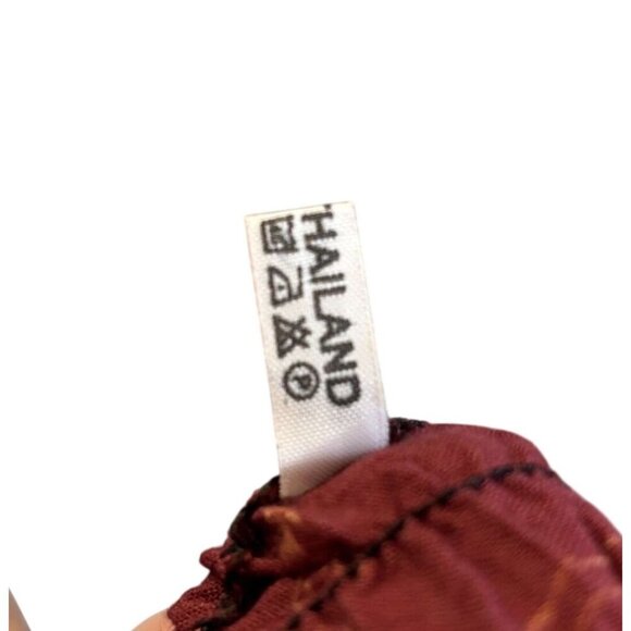 Bohemian Floral Printed Womens Harem Pants With Elastic Waist & Cuffs Made In Th - Picture 5 of 6